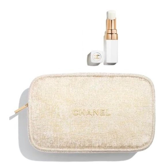 Authentic Chanel 2023 Cosmetic Bag Lipstick 912 Dreamy White - Picture 1 of 16